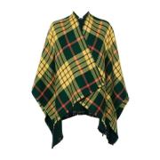 Groene Tartan Check Cape Jas Vivienne Westwood , Multicolor , Heren