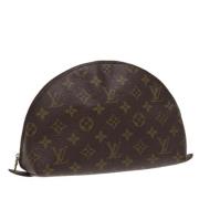 Pre-owned Canvas pouches Louis Vuitton Vintage , Brown , Dames