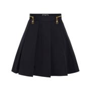 Geplooide Rok Elisabetta Franchi , Black , Dames