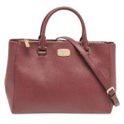 Pre-owned Leather totes Michael Kors Pre-owned , Red , Dames