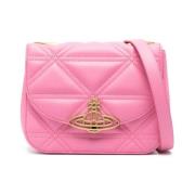 Gewatteerde Roze Schoudertas Vivienne Westwood , Pink , Dames