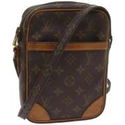 Pre-owned Canvas shoulder-bags Louis Vuitton Vintage , Brown , Dames