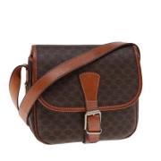 Pre-owned Leather celine-bags Celine Vintage , Brown , Dames