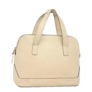 Pre-owned Leather handbags Celine Vintage , Beige , Dames