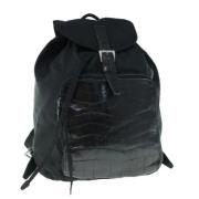 Pre-owned Nylon backpacks Prada Vintage , Black , Dames