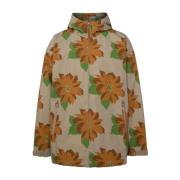 Bloemen Hoodie met Rits JW Anderson , Multicolor , Heren