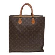 Pre-owned Canvas handbags Louis Vuitton Vintage , Brown , Dames