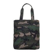 Iconographe Camouflage Tote Tas Valentino Garavani , Green , Heren