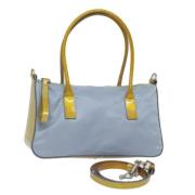 Pre-owned Nylon handbags Prada Vintage , Blue , Dames