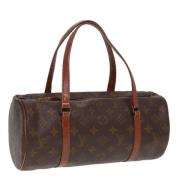 Pre-owned Canvas handbags Louis Vuitton Vintage , Brown , Dames