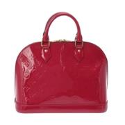 Pre-owned Leather louis-vuitton-bags Louis Vuitton Vintage , Red , Dam...