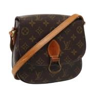 Pre-owned Canvas shoulder-bags Louis Vuitton Vintage , Brown , Dames