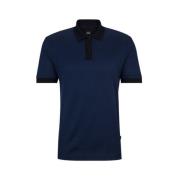 Blauwe Polo T-shirts en Polos Hugo Boss , Blue , Heren