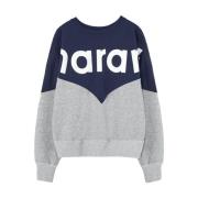 Blauwe Logo Sweaters Isabel Marant , Multicolor , Dames