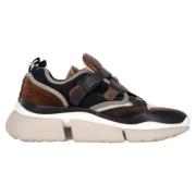 Pre-owned Leather sneakers Chloé Pre-owned , Multicolor , Dames