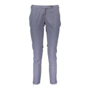 Slim-Fit Wol en Kant Broek Liu Jo , Blue , Dames