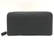 Pre-owned Leather wallets Prada Vintage , Black , Dames