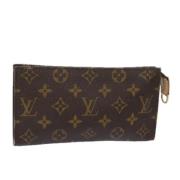 Pre-owned Canvas pouches Louis Vuitton Vintage , Brown , Dames