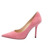 Pre-owned Suede heels Jimmy Choo Pre-owned , Pink , Dames