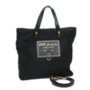 Pre-owned Nylon totes Prada Vintage , Black , Dames