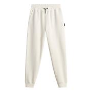 Katoen Fleece Broek Woolrich , White , Dames