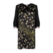 Elegante V-Hals Jurk Liu Jo , Multicolor , Dames