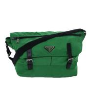 Pre-owned Nylon prada-bags Prada Vintage , Green , Dames