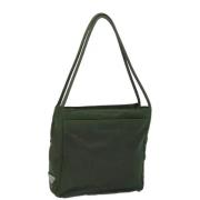 Pre-owned Nylon totes Prada Vintage , Green , Dames