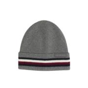 Klassieke Corporate Beanie Tommy Hilfiger , Gray , Heren