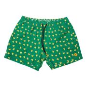 Ademir Zwemkleding met Kleurrijke Print Save The Duck , Green , Heren