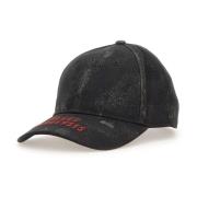 Zwarte Katoenen Baseballpet Vintage Stijl 44 Label Group , Black , Her...