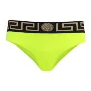 Hipster Bikini Broek Elastische Tailleband Versace , Yellow , Dames