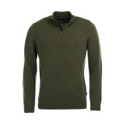 Holden Half Zip - Olijf Barbour , Green , Heren