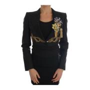 Betoverende Elegantie Kristal-Blazer Dolce & Gabbana , Black , Dames