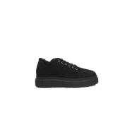 Platform Sneakers van Echt Leer Cerruti 1881 , Black , Dames