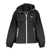 Sportieve Hoodie Jas Zwart Vrouwen Tommy Hilfiger , Black , Dames