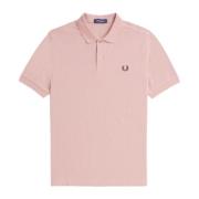 Slim Fit Plain Polo Dusty Rose Fred Perry , Pink , Heren