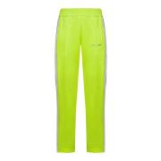 Fluo Gele Track Pants met Strepen Palm Angels , Green , Heren