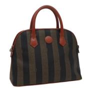 Pre-owned Canvas handbags Fendi Vintage , Brown , Dames