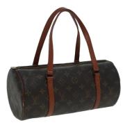 Pre-owned Canvas handbags Louis Vuitton Vintage , Brown , Dames