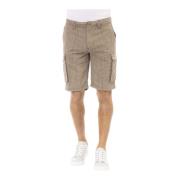 Cargo Bermuda Shorts Trend Livorno Baldinini , Brown , Heren