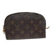 Pre-owned Canvas pouches Louis Vuitton Vintage , Brown , Dames