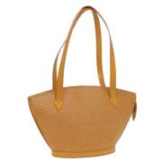 Pre-owned Leather shoulder-bags Louis Vuitton Vintage , Yellow , Dames