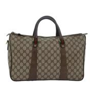 Pre-owned Leather gucci-bags Gucci Vintage , Beige , Dames