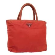 Pre-owned Nylon handbags Prada Vintage , Red , Dames