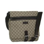 Pre-owned Canvas gucci-bags Gucci Vintage , Beige , Dames