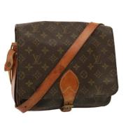 Pre-owned Canvas shoulder-bags Louis Vuitton Vintage , Brown , Dames