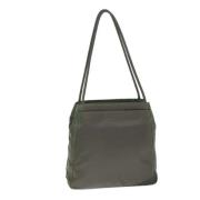 Pre-owned Nylon totes Prada Vintage , Gray , Dames