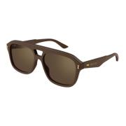 Bruine zonnebril Gg1263S Gucci , Brown , Heren