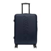 Reis Cabin Trolley Medium Koffer K-Way , Blue , Heren